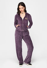 Solara Phoenix Embroidered Wide Leg Sweatpants