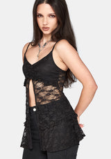 Rae Lace Longline Cami Top