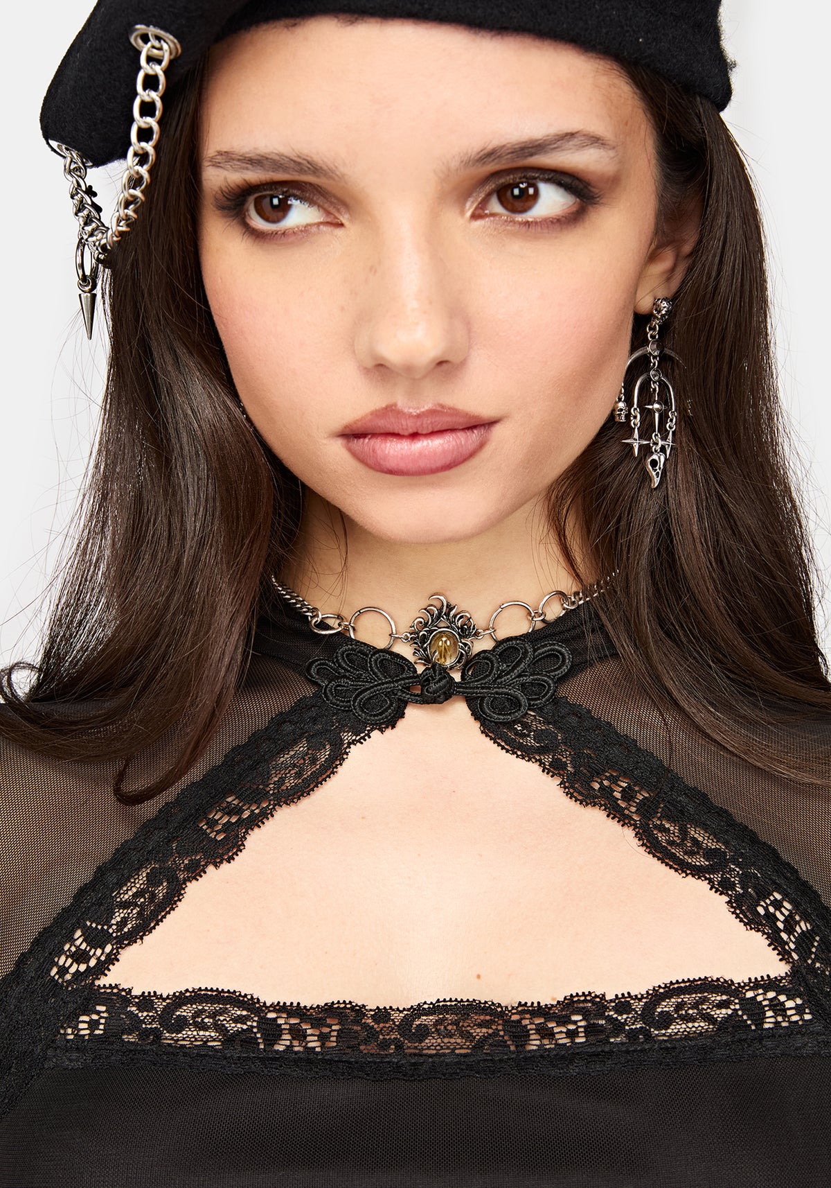 Noa Long Sleeve Cut Out Top
