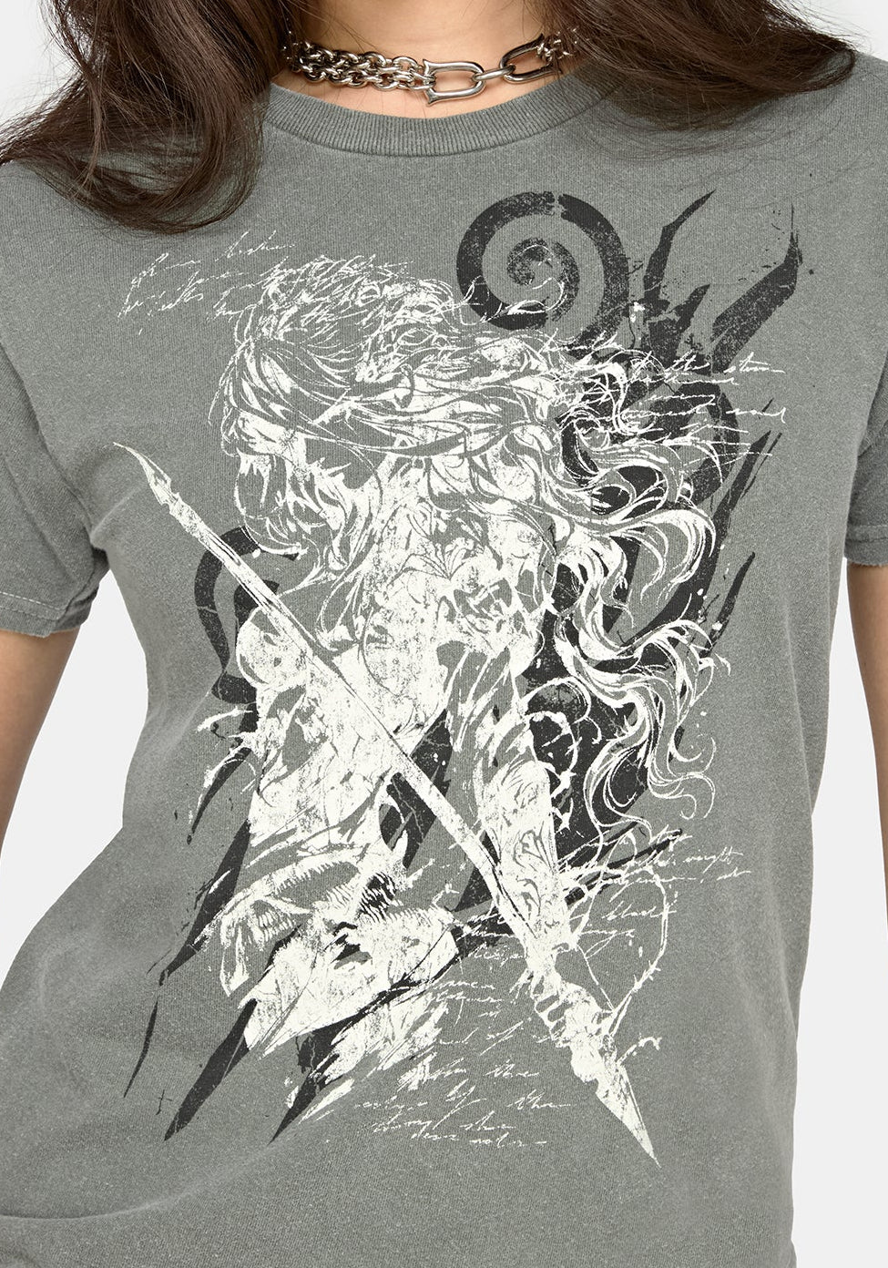 Scáthach Anime Fitted Tee