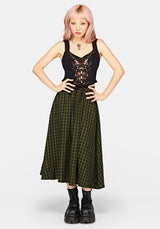 Siora Folklore Embroidered Corset Top - Black