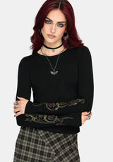 Ouro Long Sleeve Embroidered T-Shirt