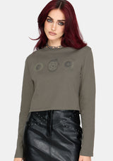 Equinox Graphic Long Sleeve Boxy T-Shirt