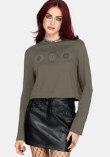 Equinox Graphic Long Sleeve Boxy T-Shirt