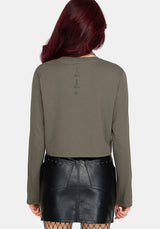 Equinox Graphic Long Sleeve Boxy T-Shirt