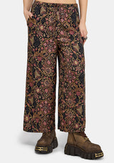 Mythos Print Wide Leg Culotte