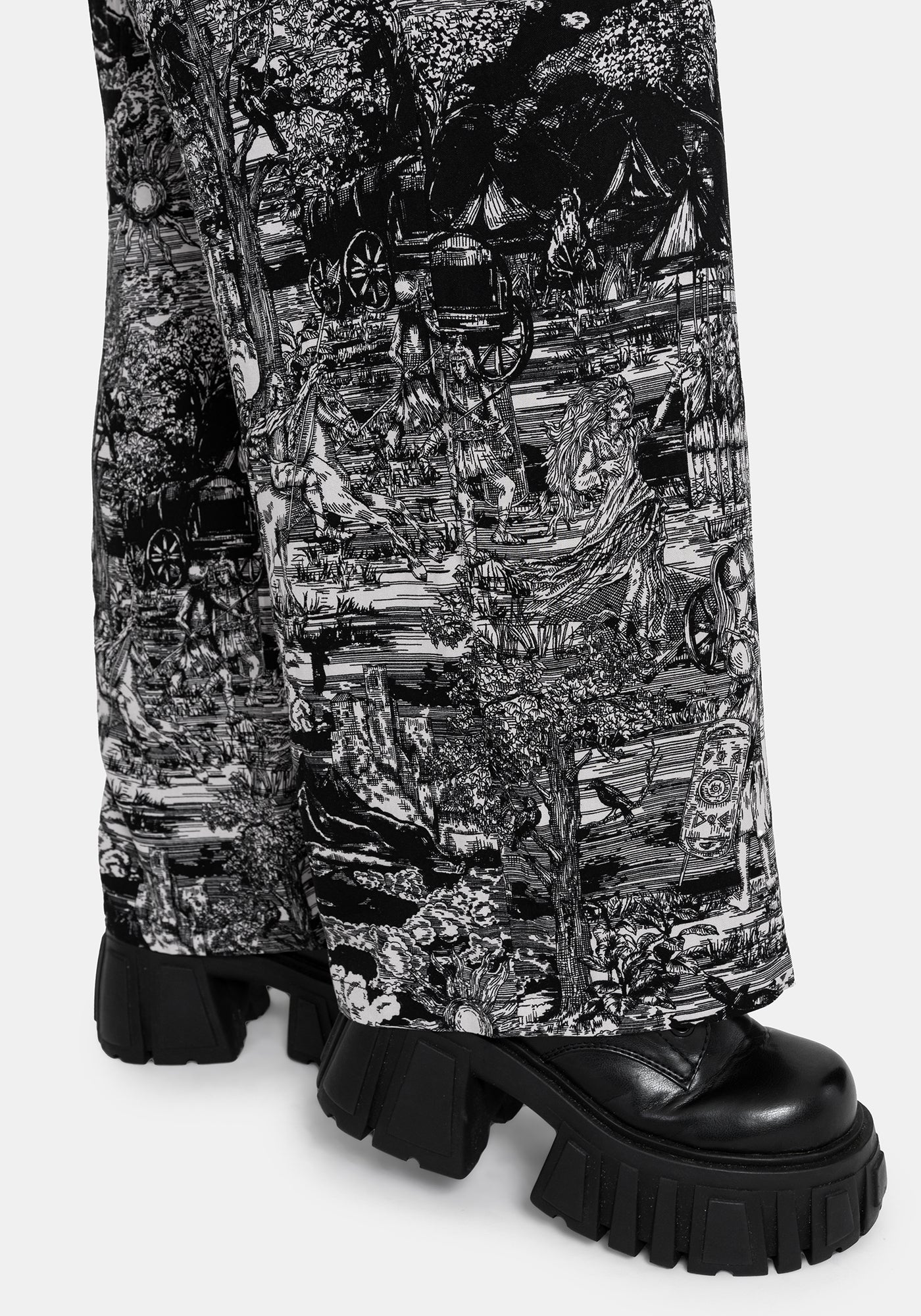 Nara Boudicca Printed Wide Leg Trouser – Disturbia