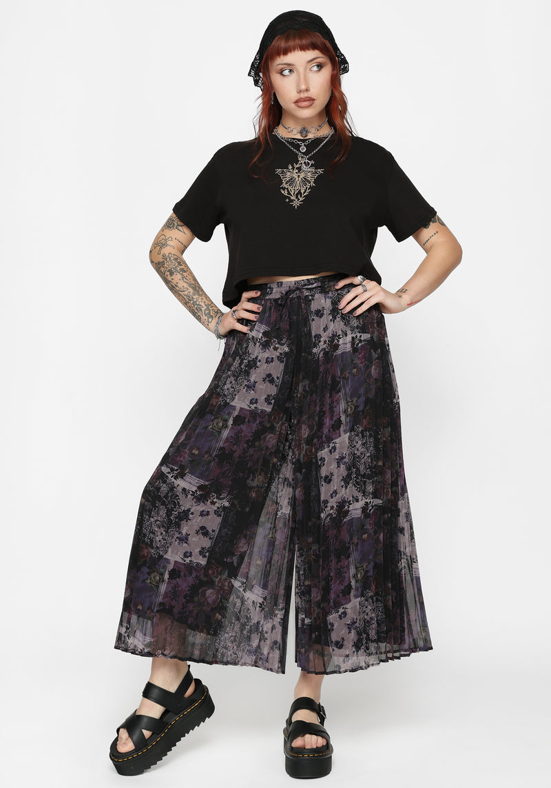 mystic desire floral maxi dress Iskra Mystic Floral Chiffon Culotte – Disturbia
