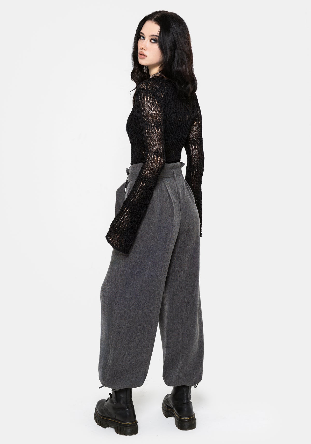 Cameron Paperbag Waist Balloon Trouser US 2