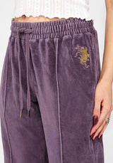 Solara Phoenix Embroidered Wide Leg Sweatpants