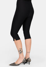 Tasha Eyelet Lace Up Capri