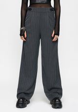 Nightingale Pinstripe Wide Leg Trouser