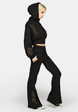 Ouro Embroidered Flared Jogger US 2