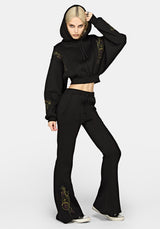 Ouro Embroidered Flared Jogger US 2