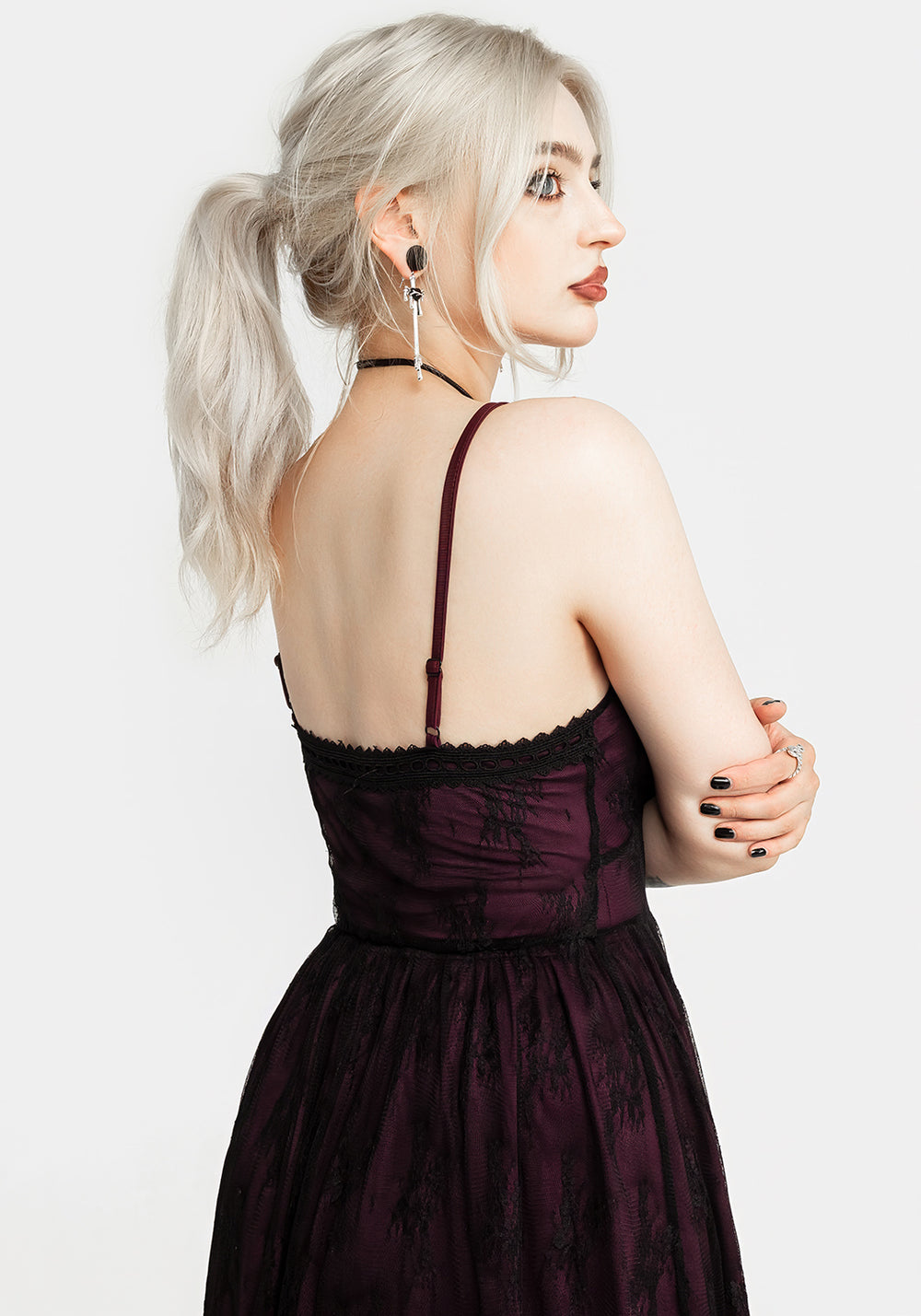 Anastasie Stretch Lace Mini Dress | Disturbia - Shop Women's