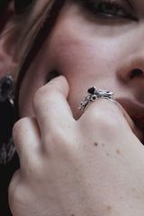 Querida Sterling Silver Dragon Ring