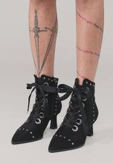 Morvella Pointed Studded Boots