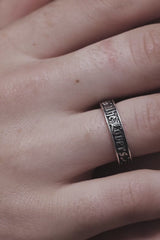 Amorata Lovers Sterling Silver Band - Women's
