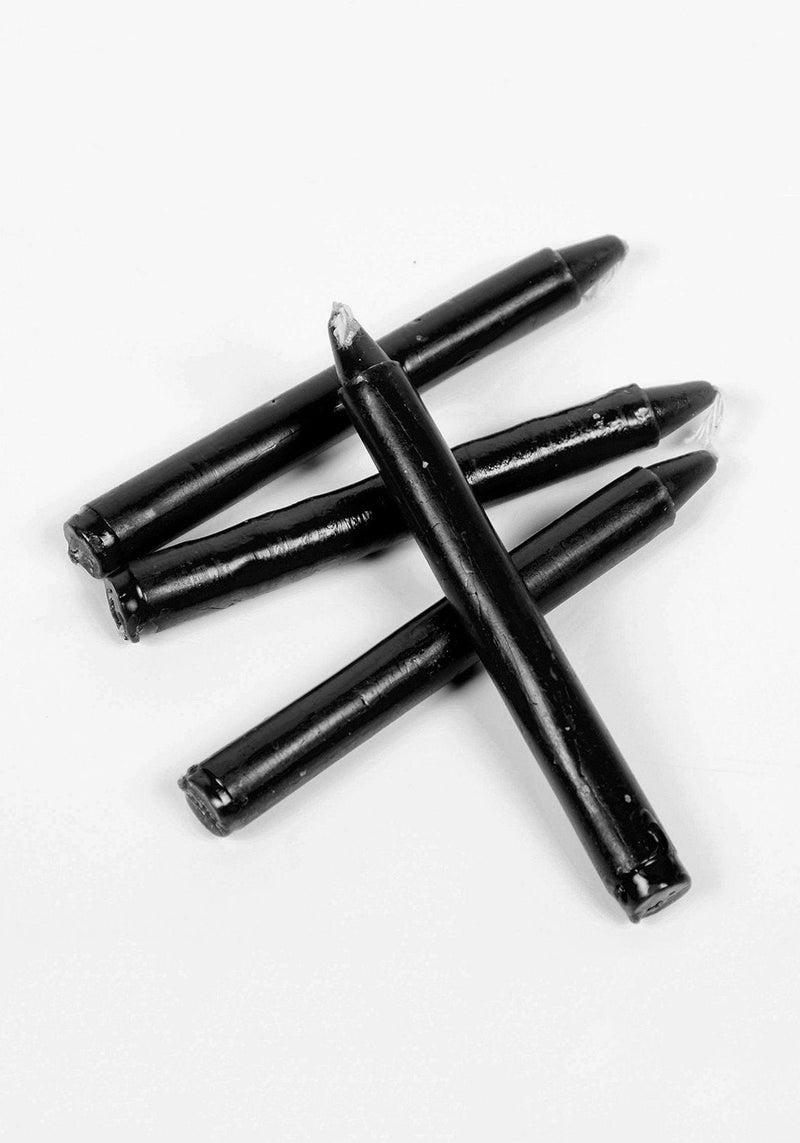 4 Pack Black Candles