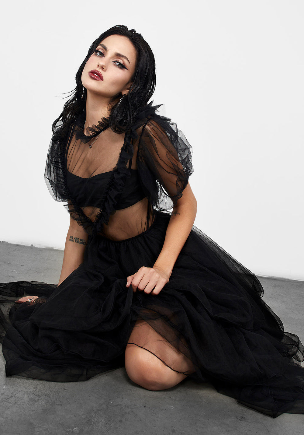 CHAOS LAYERED TULLE GOWN | Disturbia - Shop Women's Gothic