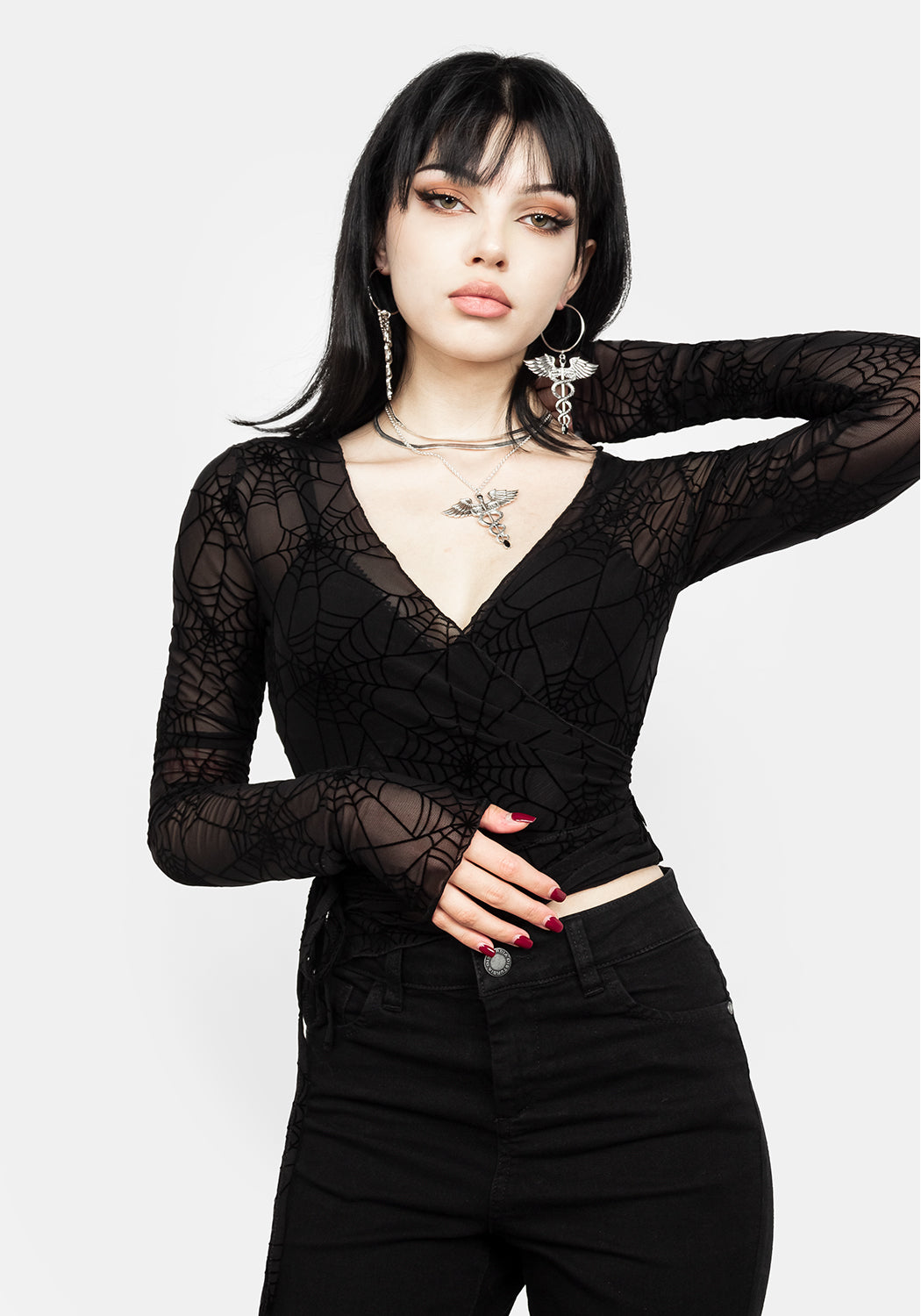 VENOM MESH WRAP TOP | Disturbia - Shop Women's Gothic, Alternative