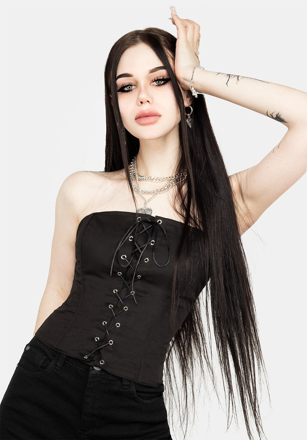 MORTICIA LACE-UP CORSET | Disturbia - Shop Women's Gothic