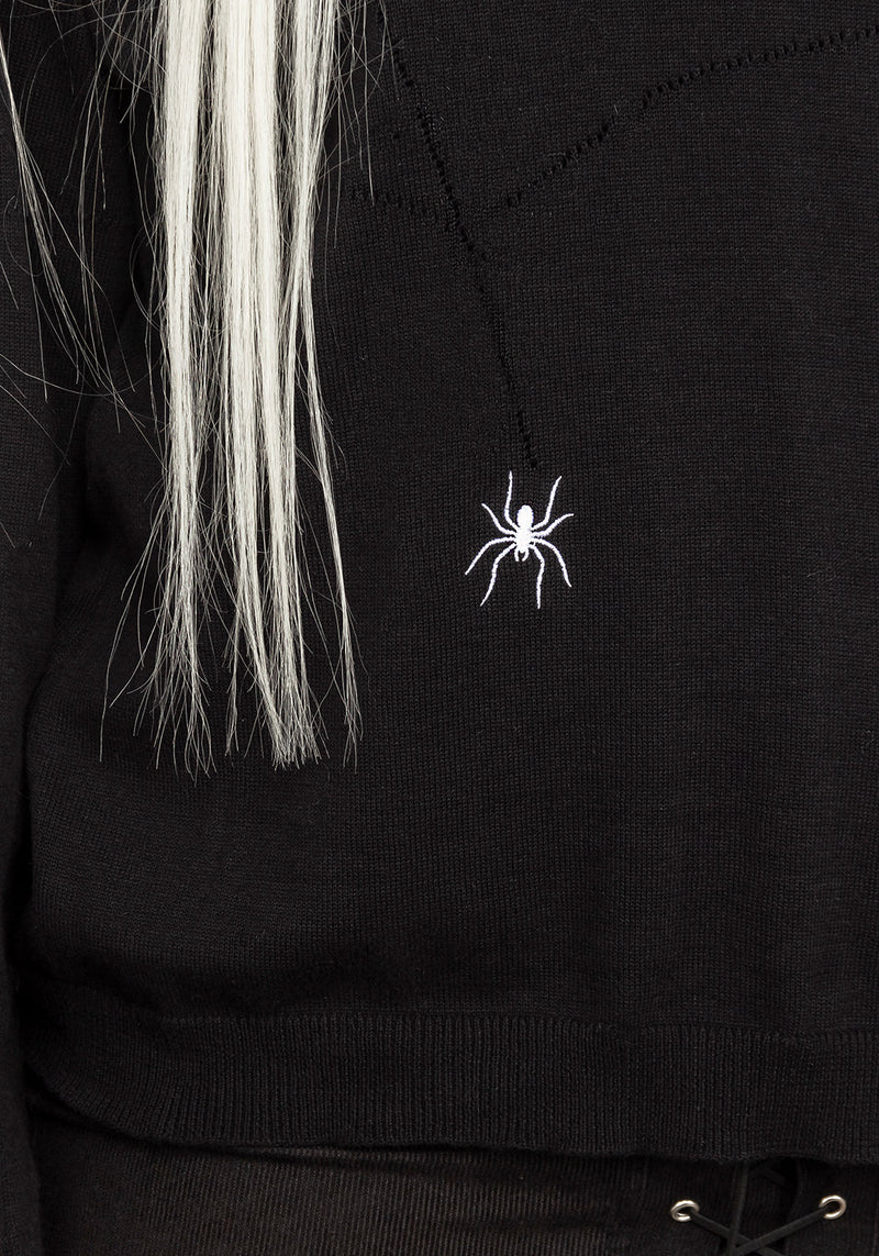 Lolth Relaxed Fit Pointelle Jumper