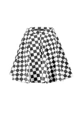 Nitro Checkerboard Skater Full Circle Skirt