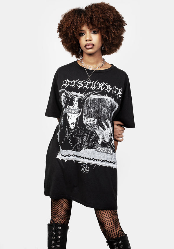 Raise the Dead Washed Tee Dress