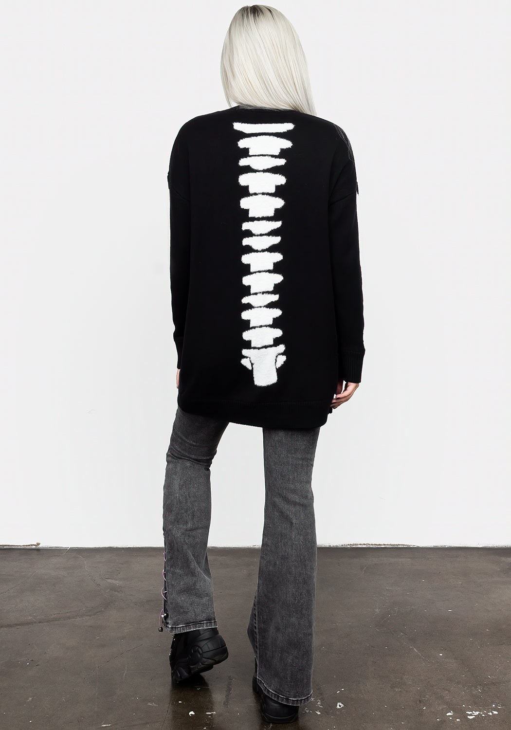 Skeletus Oversized Cardigan