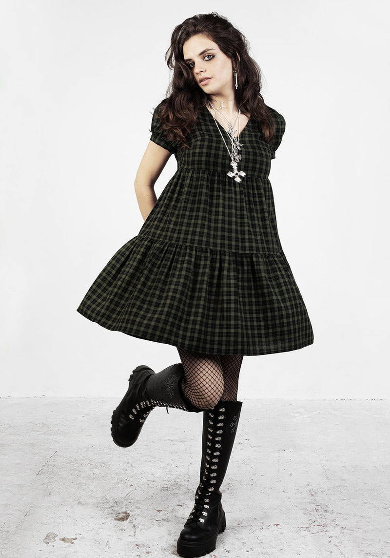 Terra Mini Smock Dress Disturbia Shop Women's Gothic