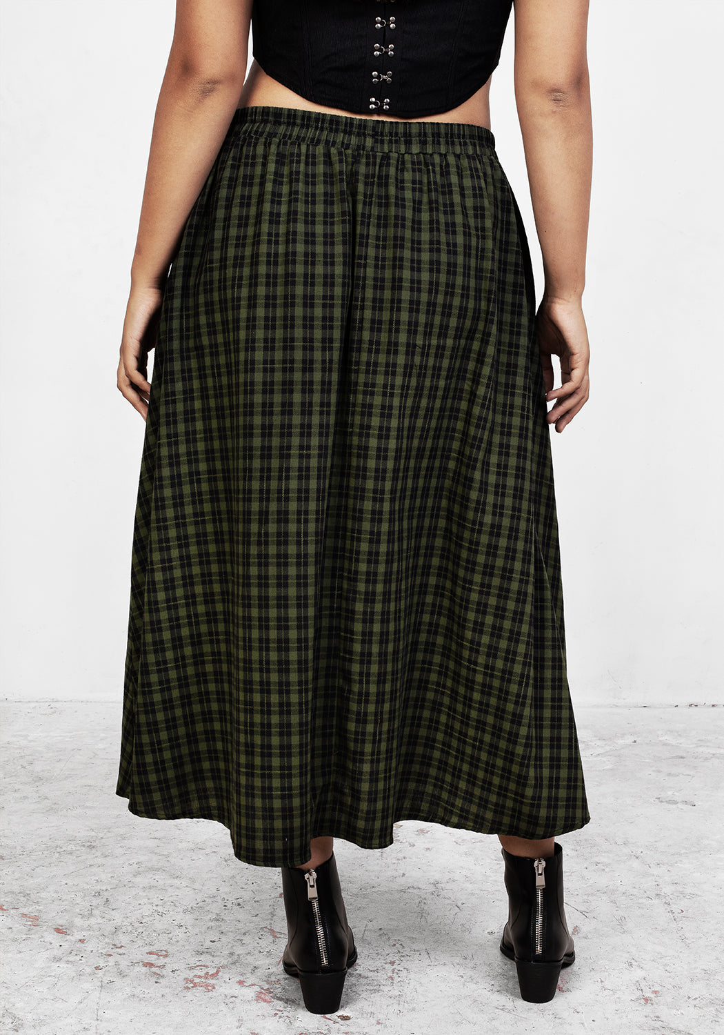 Yerse Laia Midi Skirt, Terracotta