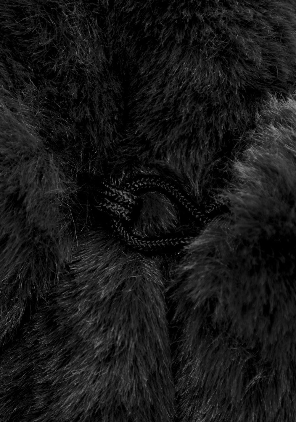 Creature Oversized Fur Coat - Black | Disturbia - Shop Women's
