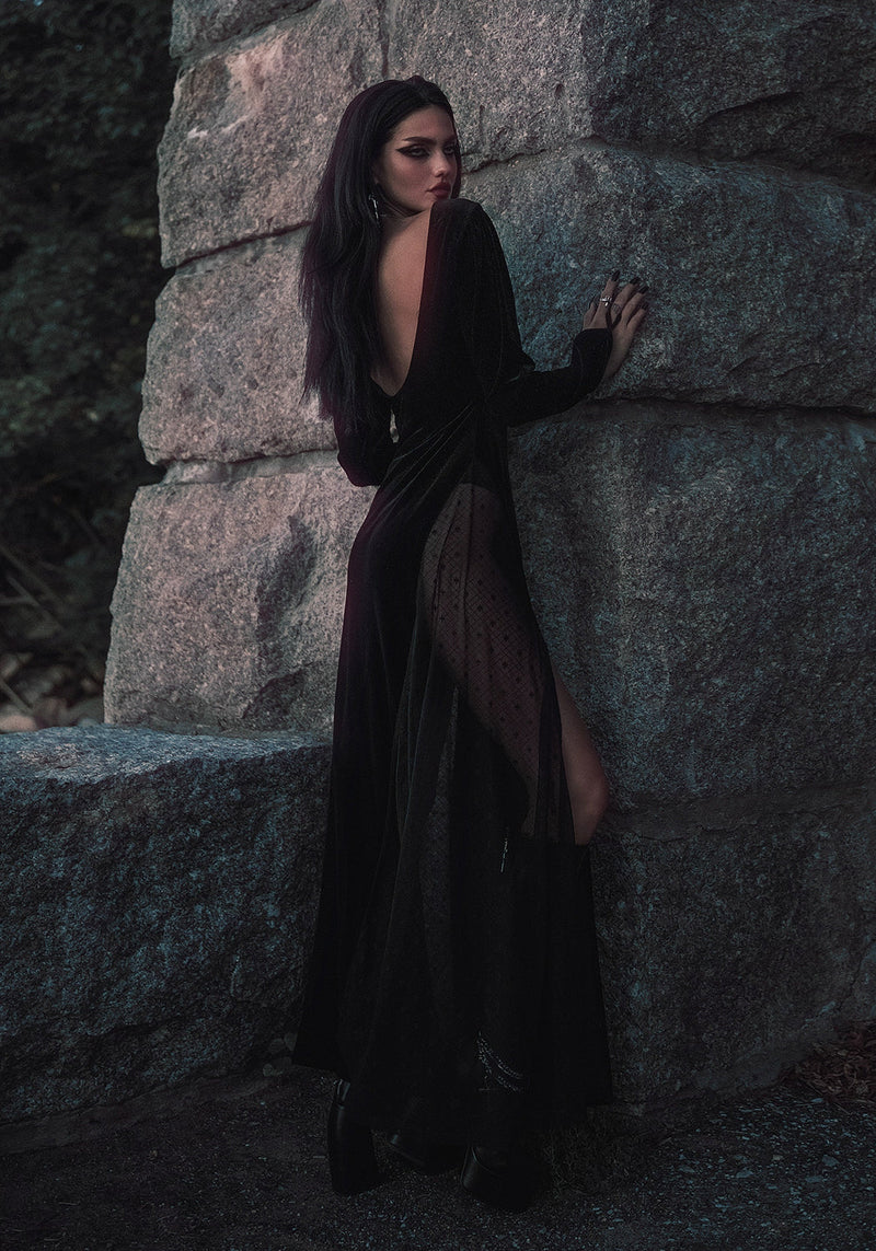 Countess Bodysuit Gown | Disturbia - Shop Women's Gothic, Alternative & Dark Romantic Fashion, Accessories & Homeware Countess Bodysuit Gown | Disturbia - Shop Women's Gothic, Alternative & Dark Romantic Fashion, Accessories & Homeware