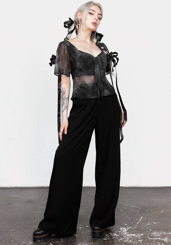 Tempest Tie Peplum Top