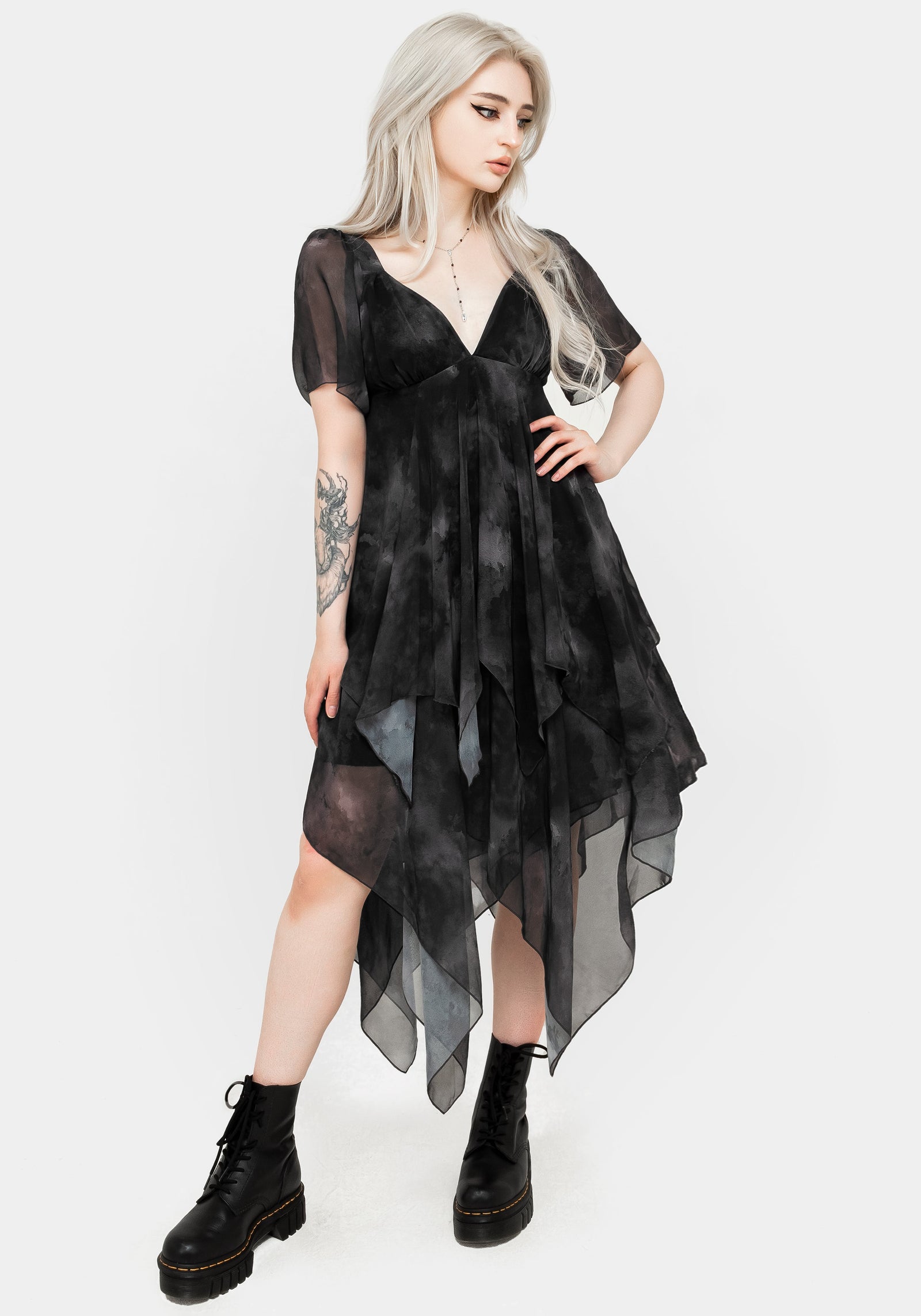 Tempest Layered Midi Dress | Disturbia