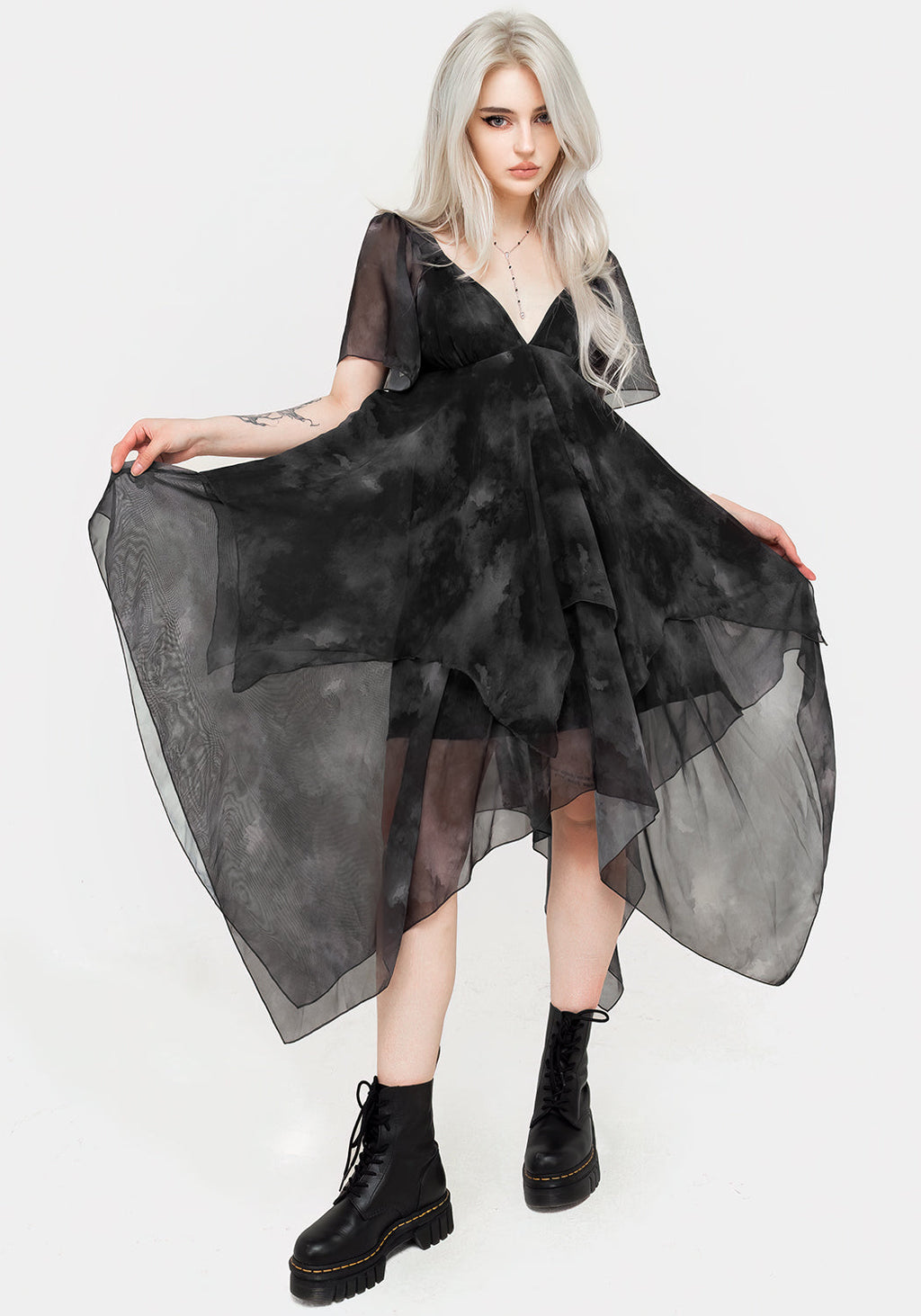 Tempest Layered Midi Dress | Disturbia - Shop Women's Gothic ...