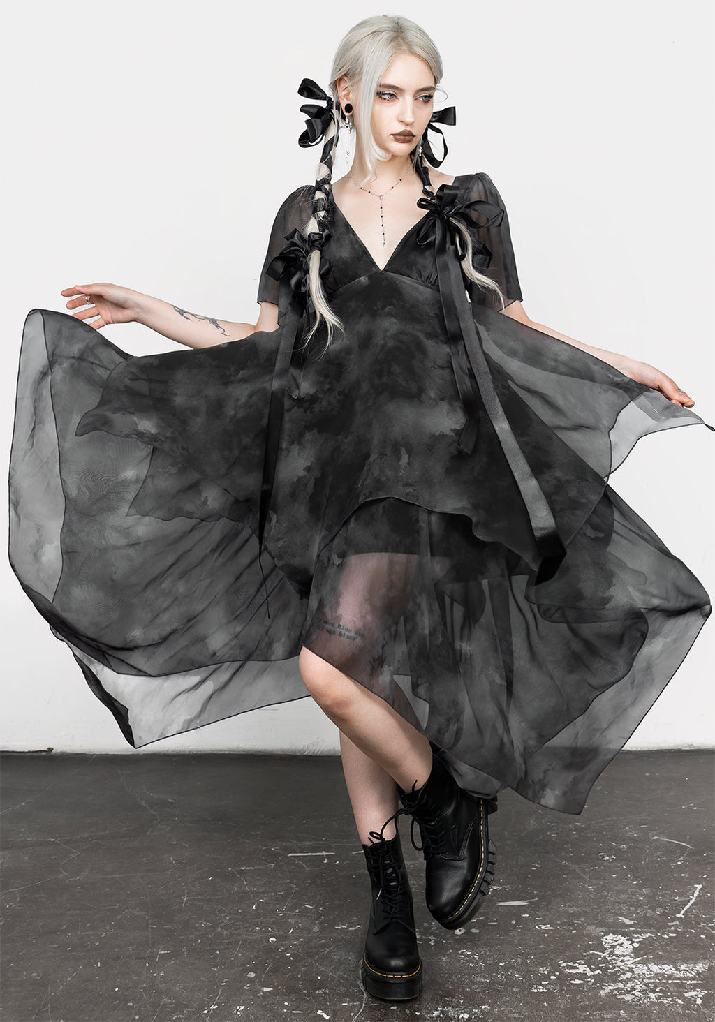 Tempest Layered Midi Dress | Disturbia - Shop Women's Gothic ...