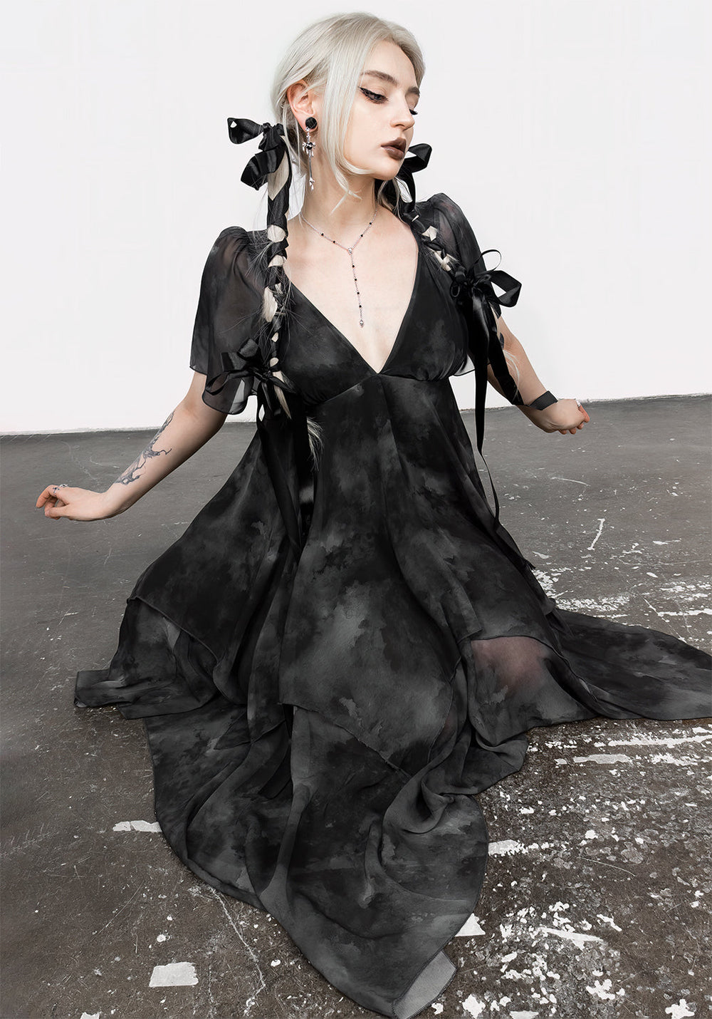 Tempest Layered Midi Dress | Disturbia Tempest Layered Midi Dress | Disturbia