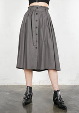 Rite Linen Skirt - Grey