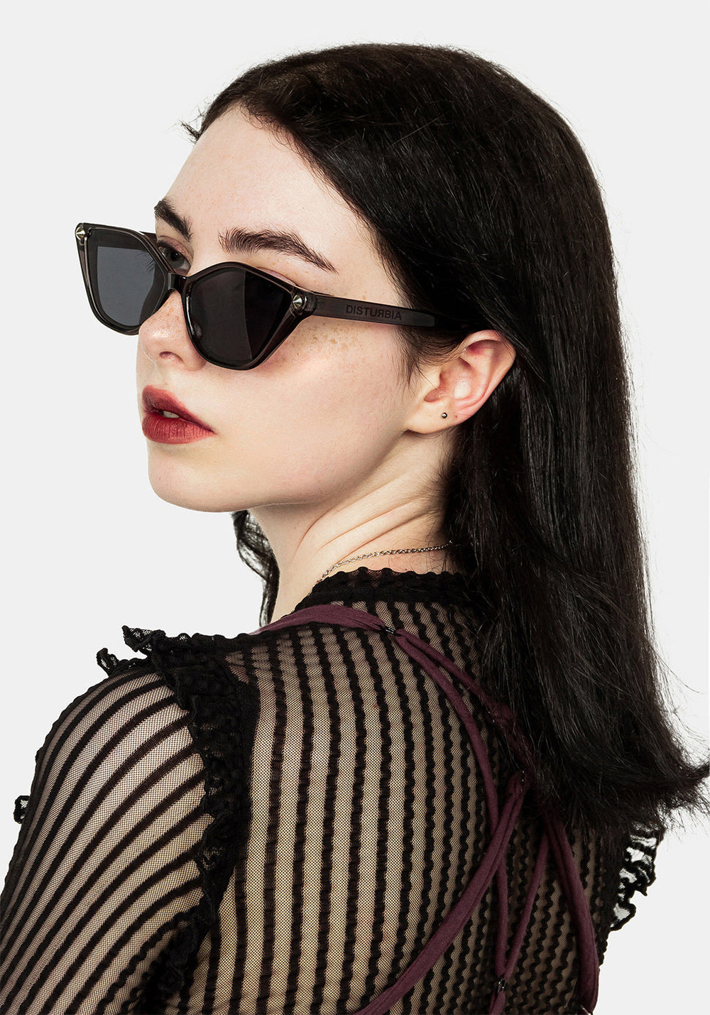 Studded Cat Eye Sunglasses | Disturbia - Shop Women's Gothic