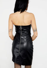 Roxy Bondage PU Leather Dress