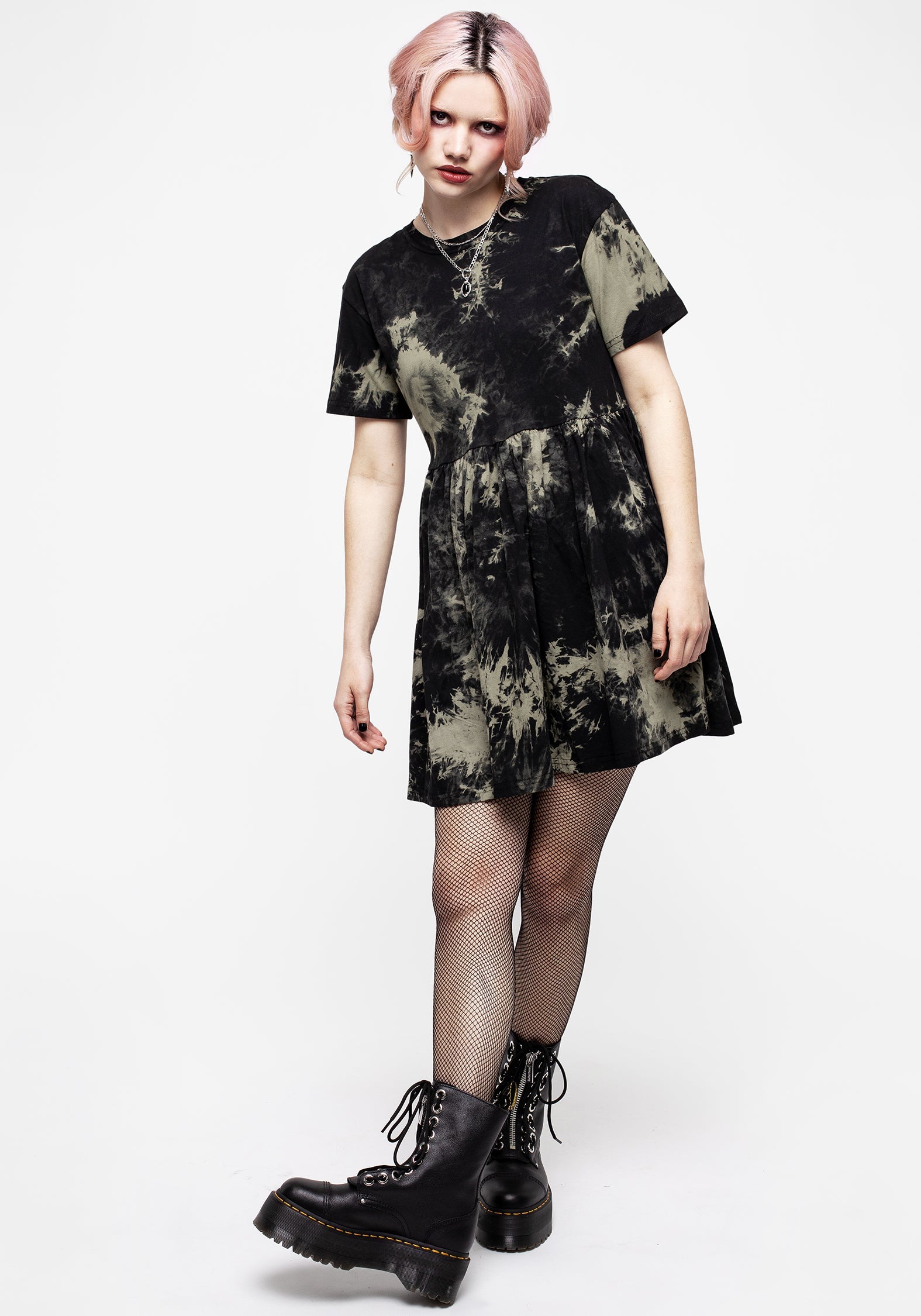 skater dress for women Grievance Tie Dye Skater Dress
