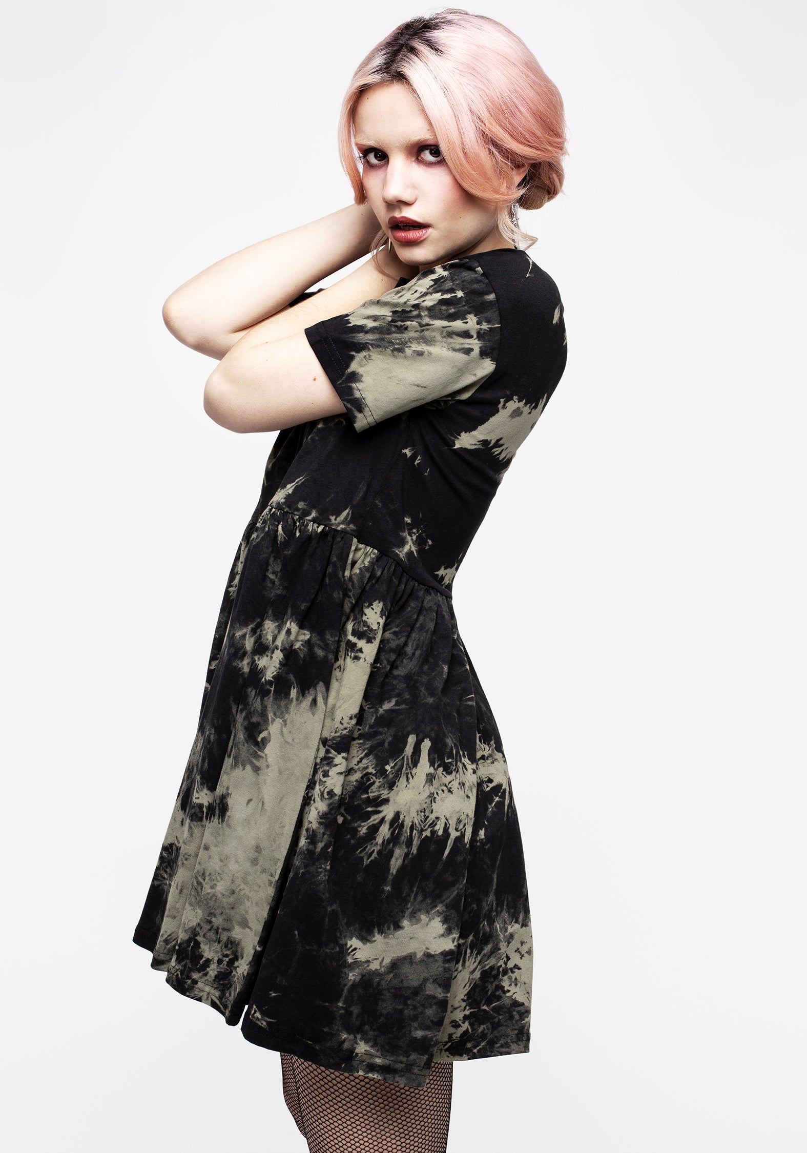 tie front skater dress Plus Size - Super Soft Tie Front Skater Dress