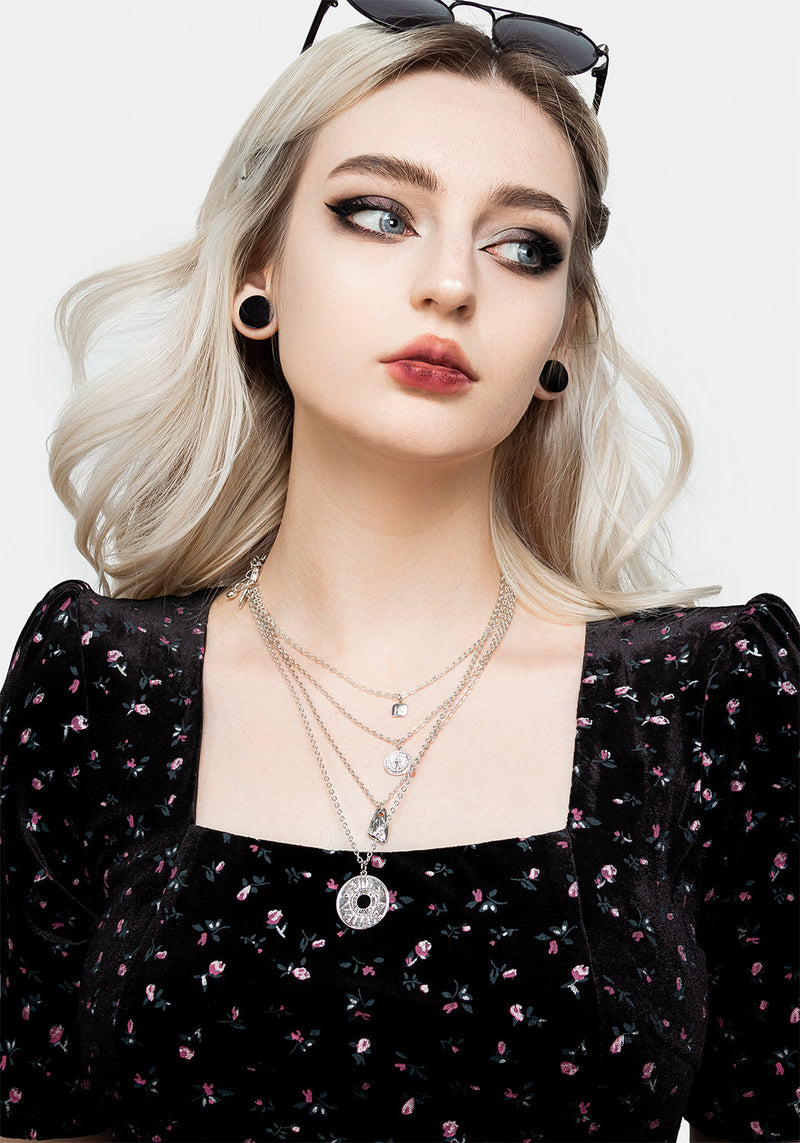 Woe Midi Dress Disturbia Shop Women's Gothic, Alternative & Dark