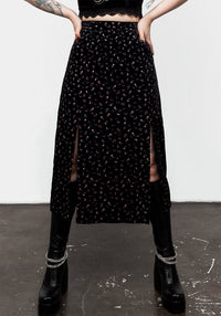 Woe Midi Split Skirt