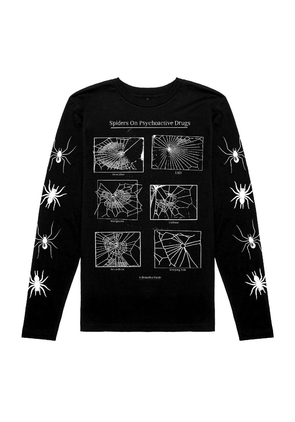 【未使用品】*p(R)ojectR® Spider Net LS Tee XL Spiders Long Sleeve T-Shirt | Disturbia - Shop Women's Gothic